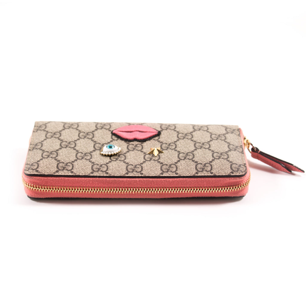 Gucci GG Supreme Zip Around Wallet Accessories Gucci - Shop authentic new pre-owned designer brands online at Re-Vogue