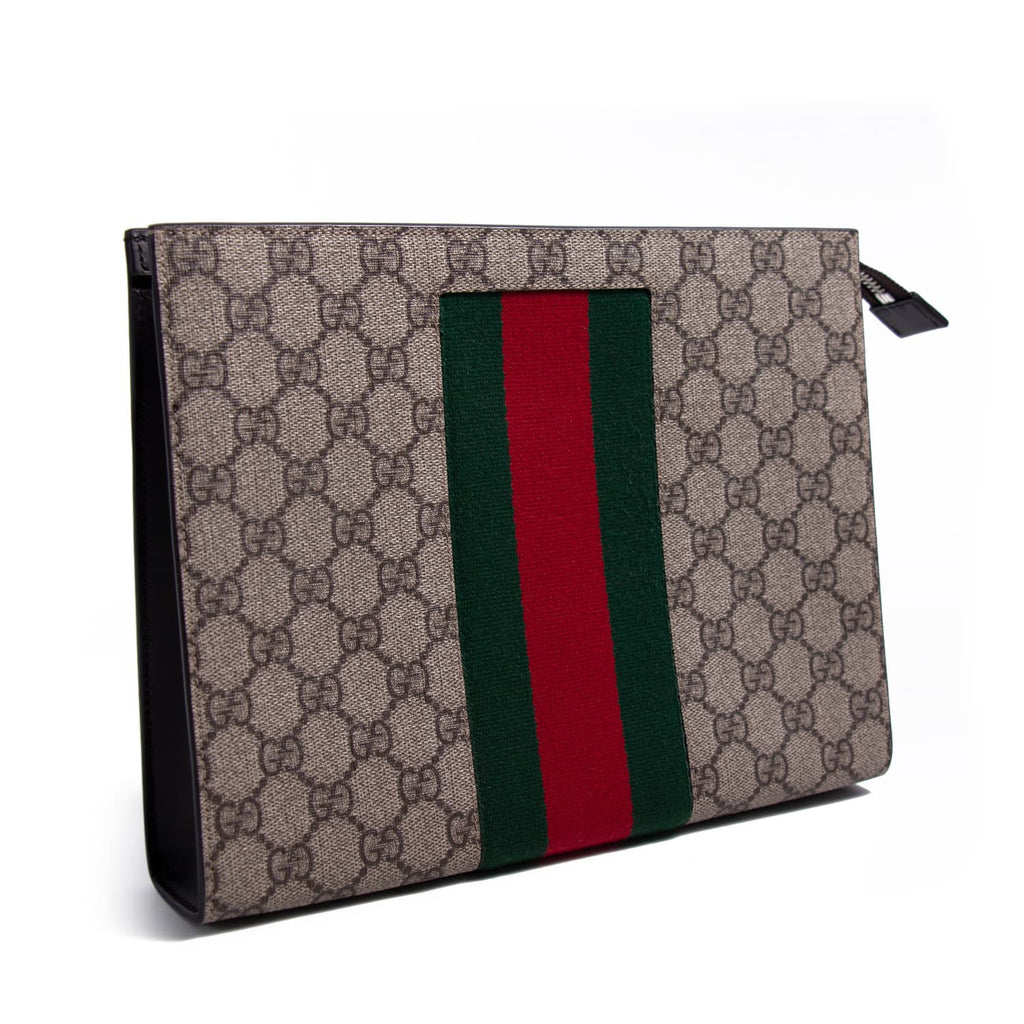 Gucci GG Supreme Web pouch - Main Image