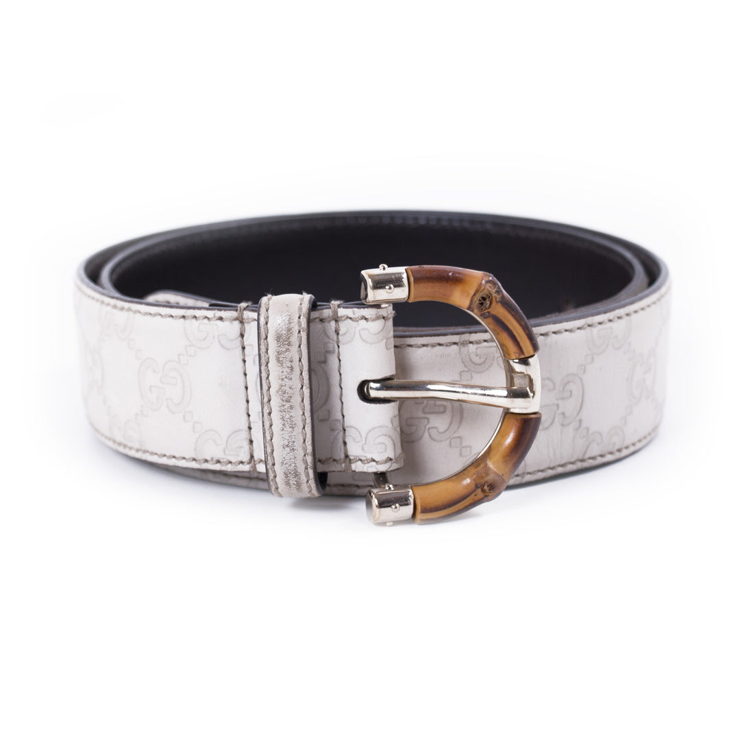 Gucci Guccissima Bamboo Belt Accessories Gucci - Shop authentic new pre-owned designer brands online at Re-Vogue