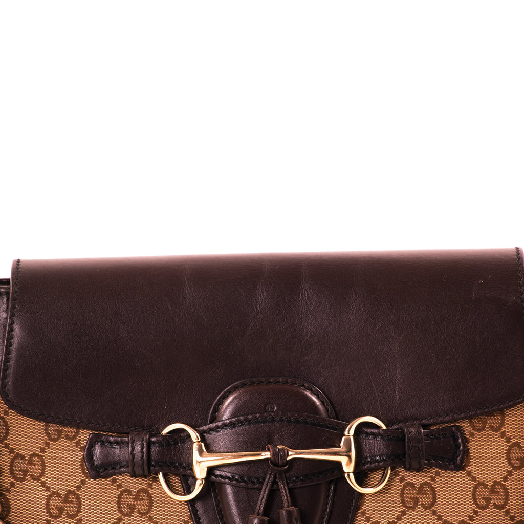 Gucci GG Canvas Emily Large Shoulder Bag Bags Gucci - Shop authentic new pre-owned designer brands online at Re-Vogue