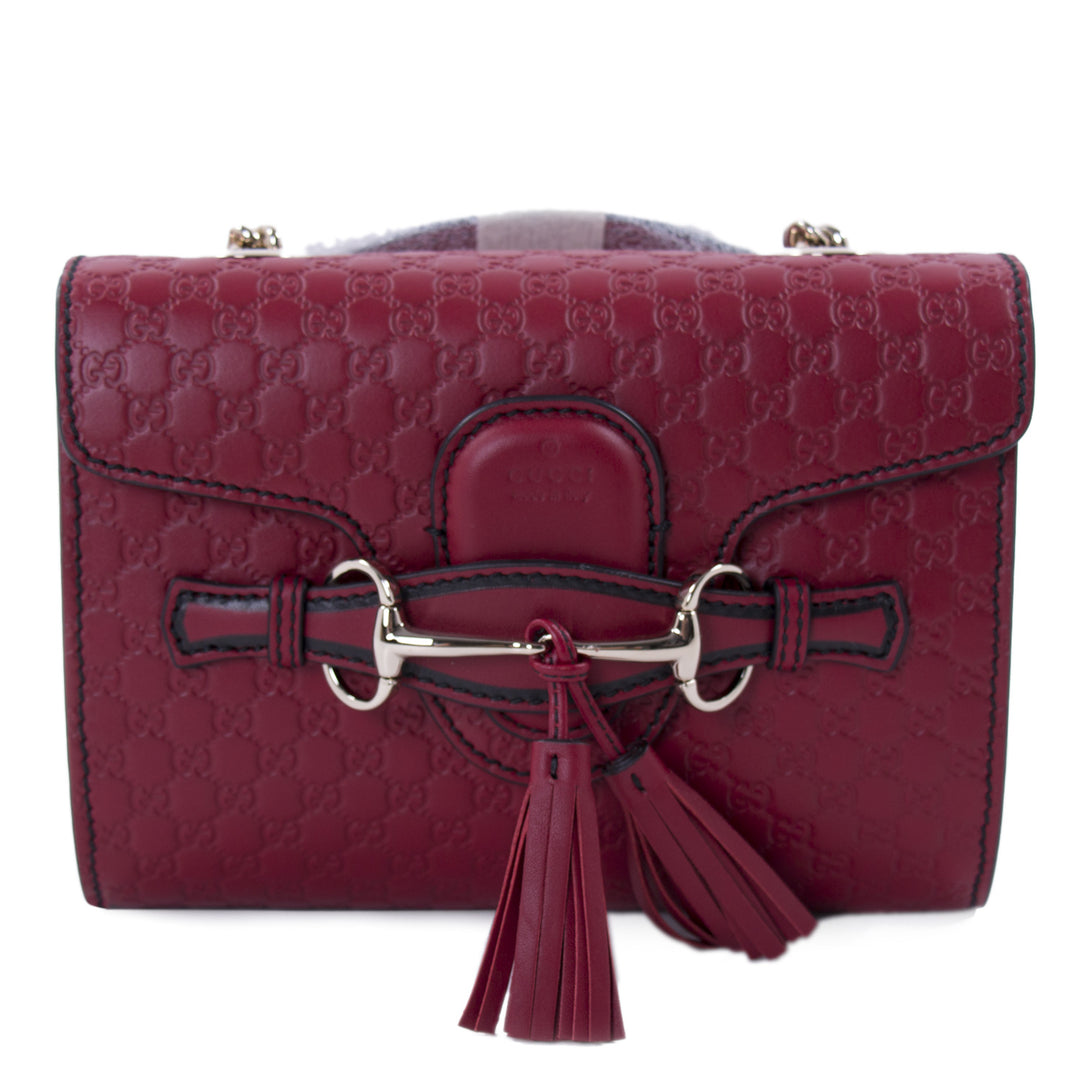 Gucci Guccissima Emily Small Chain Shoulder Bag Bags Gucci - Shop authentic new pre-owned designer brands online at Re-Vogue