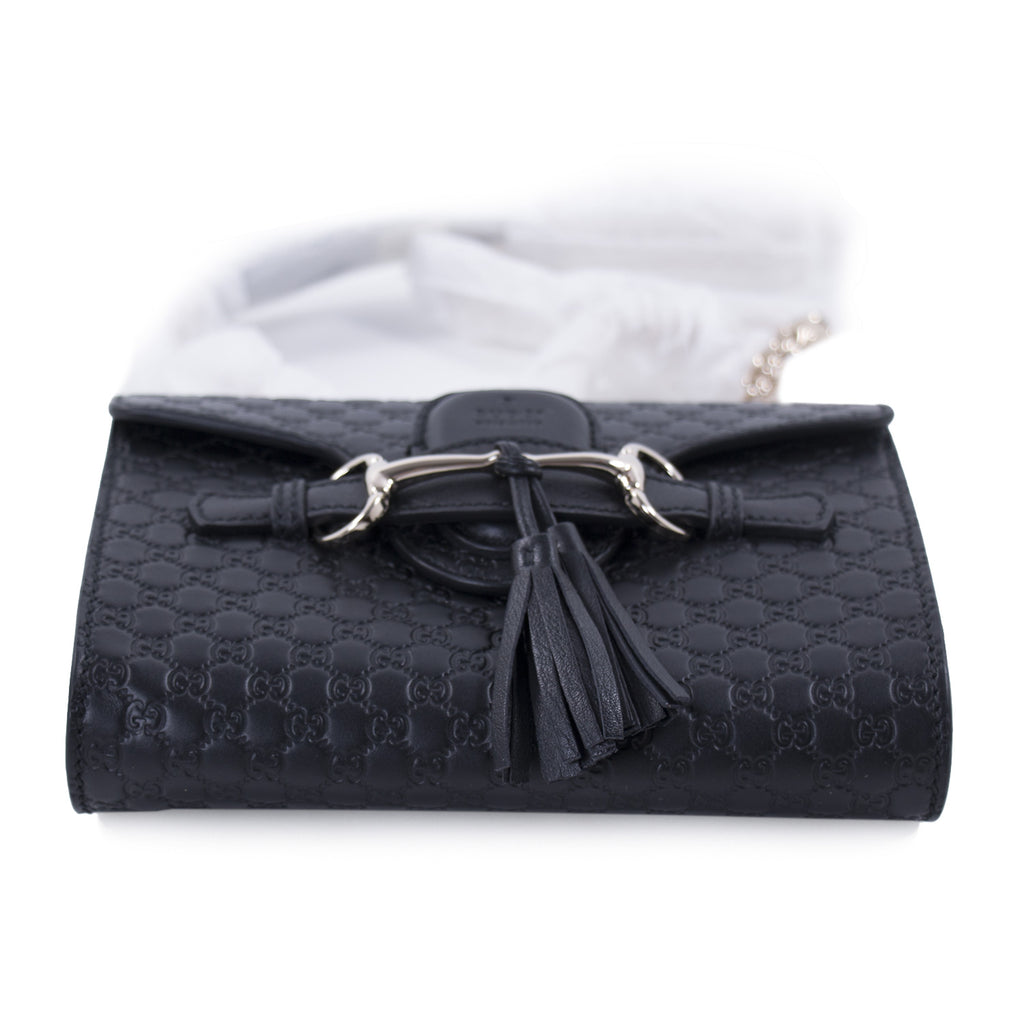 Gucci Guccissima Emily Small Chain Shoulder Bag Bags Gucci - Shop authentic new pre-owned designer brands online at Re-Vogue