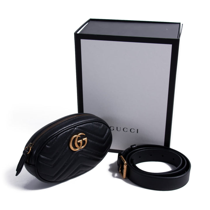 Gucci Marmont Matelassé Leather Belt Bag Bags Gucci - Shop authentic new pre-owned designer brands online at Re-Vogue