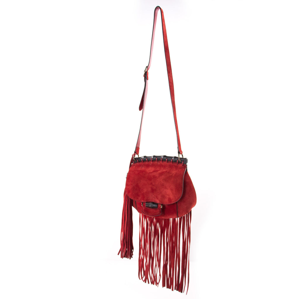 Gucci Nouveau Fringe Shoulder Bag Bags Gucci - Shop authentic new pre-owned designer brands online at Re-Vogue