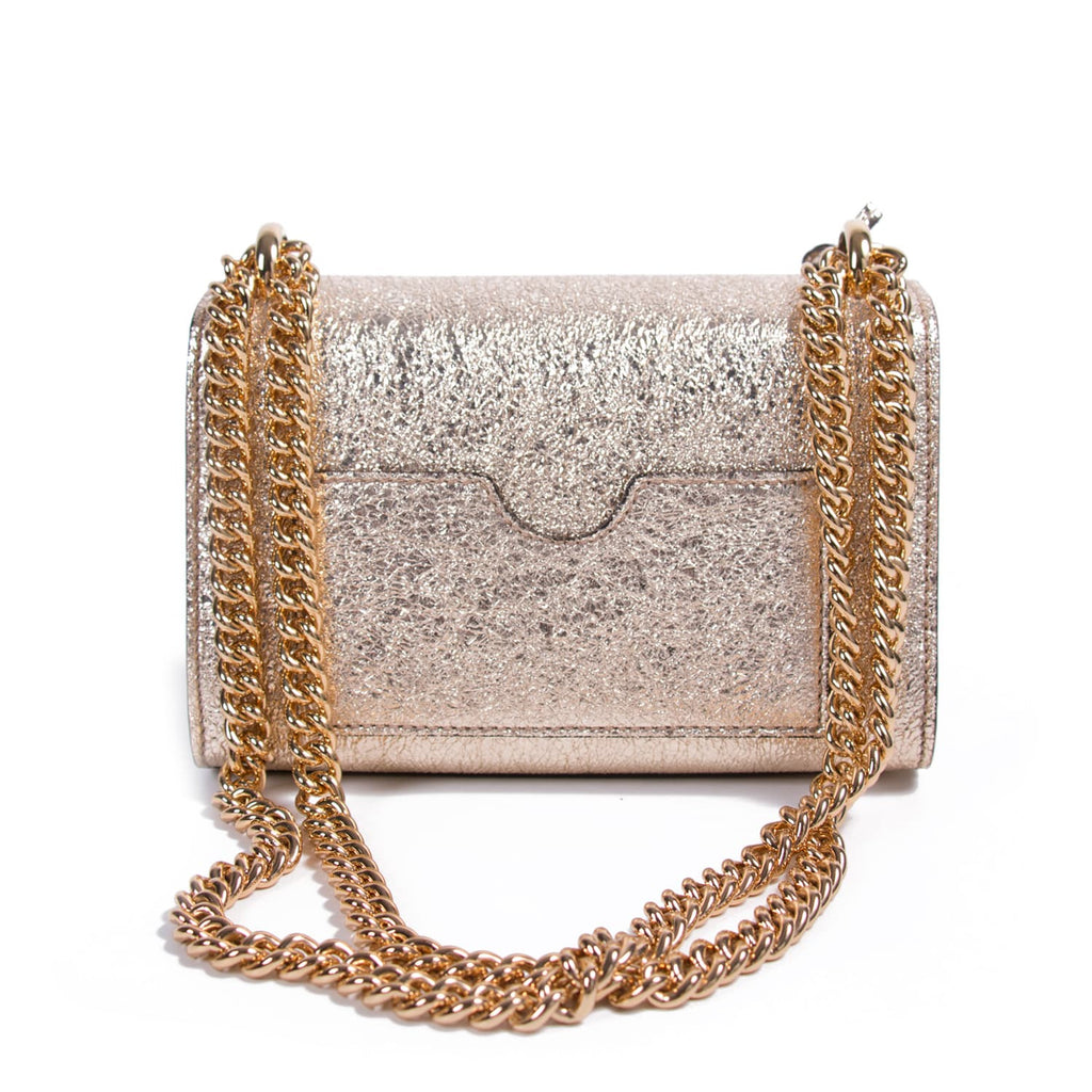 Shop authentic Gucci Metallic Padlock Shoulder Bag at revogue for just ...