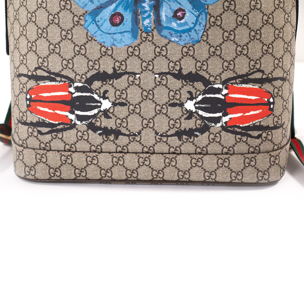 Gucci Supreme GG Insect Backpack Bags Gucci - Shop authentic new pre-owned designer brands online at Re-Vogue