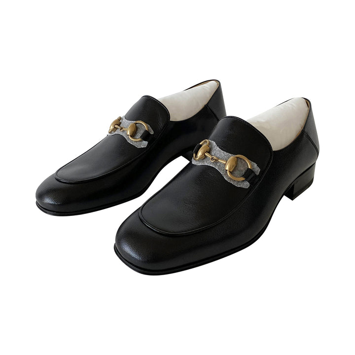 Gucci Brixton GG Leather Loafers