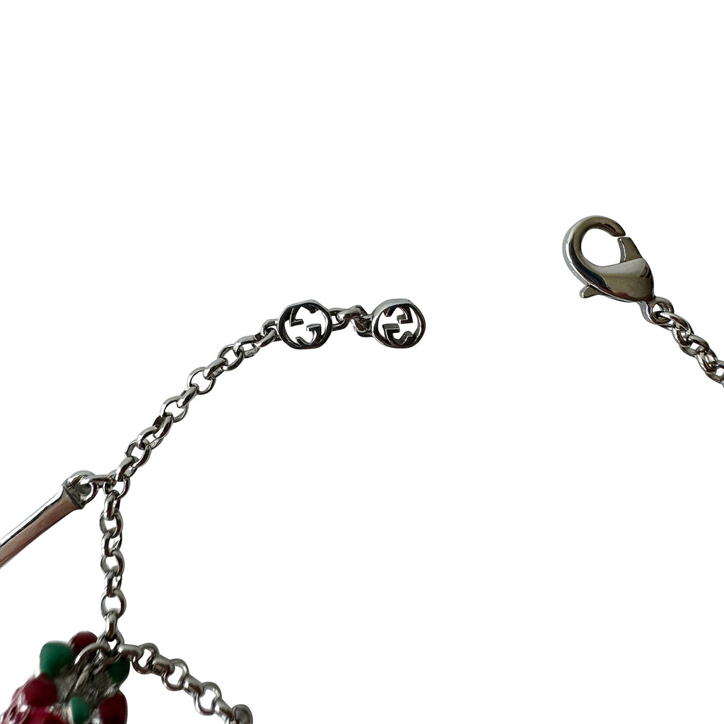 Gucci and Strawberry Charm Bracelet