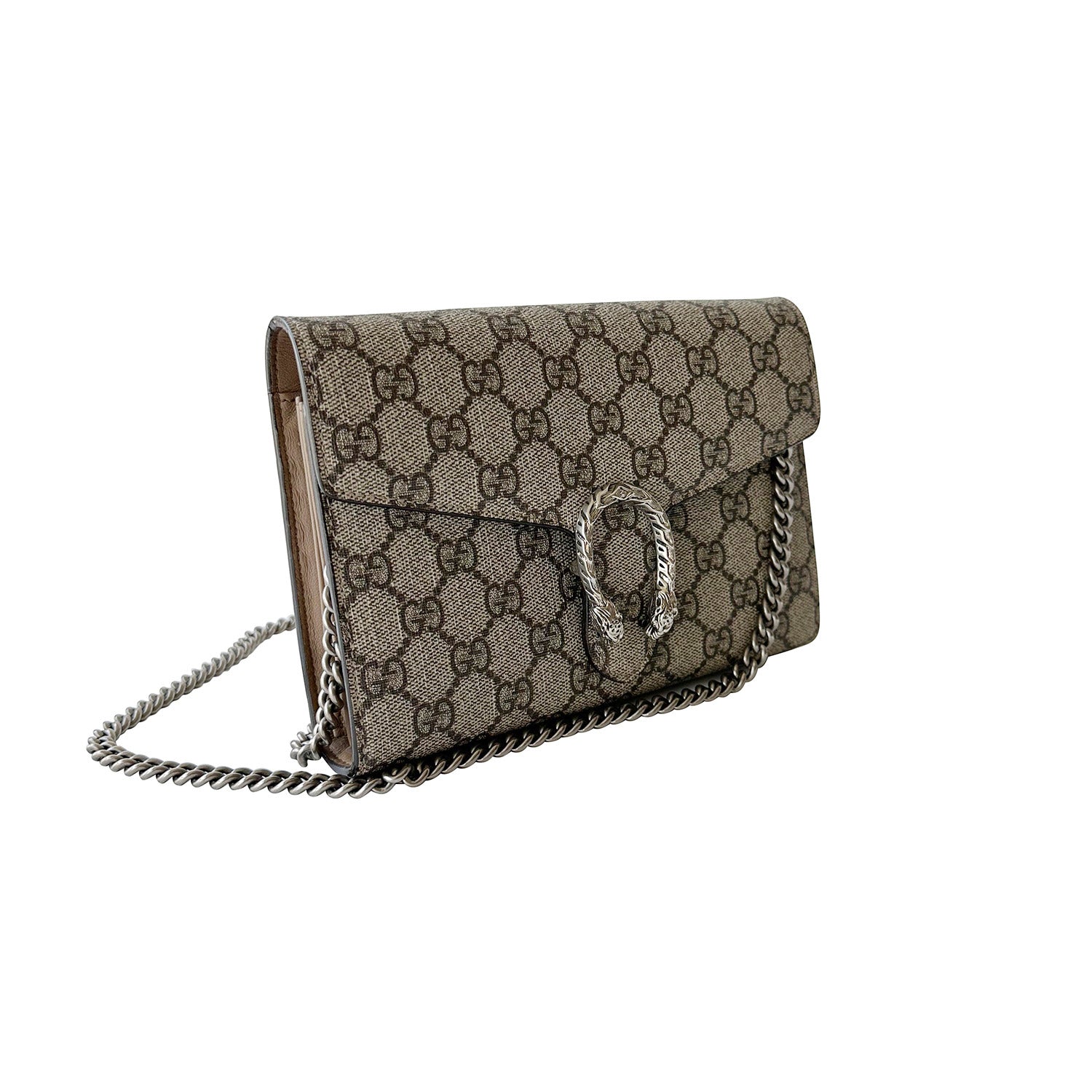 Shop authentic Gucci Dionysus Mini Supreme Chain Wallet at revogue for ...
