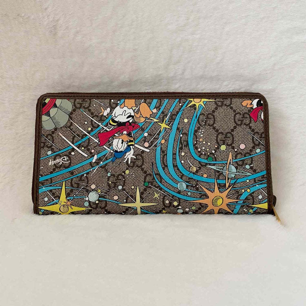 Gucci Limited Edition Disney Donald Duck Continental Wallet