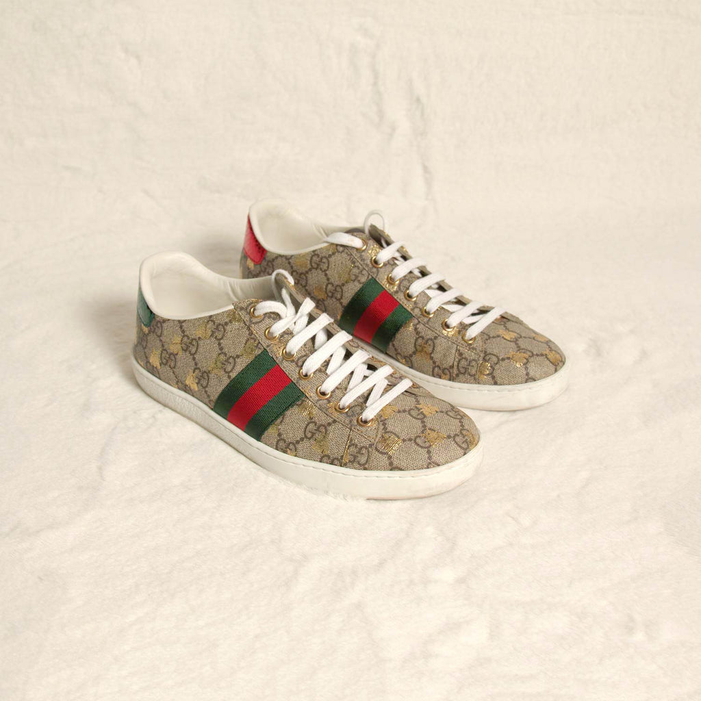 Gucci Bee Ace GG Supreme Sneakers