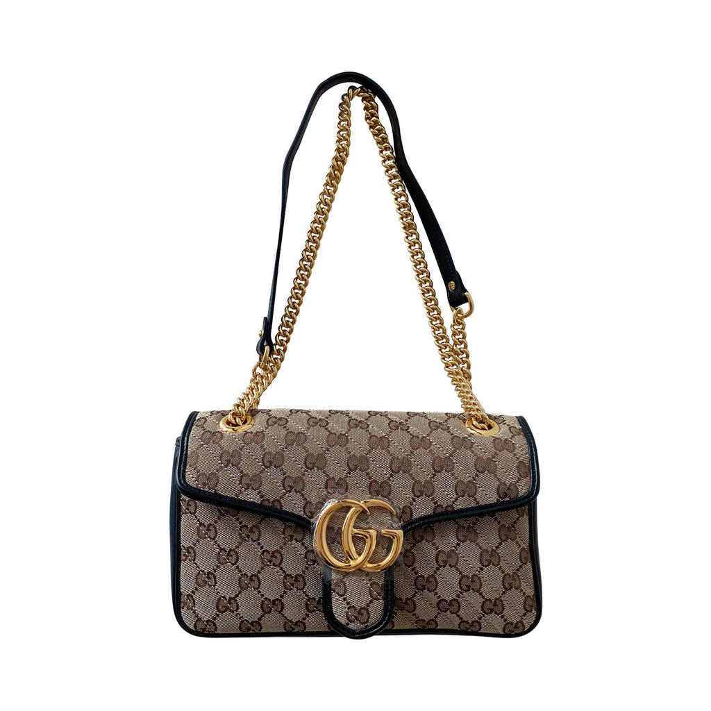 Gucci Small Marmont GG Canvas Bag