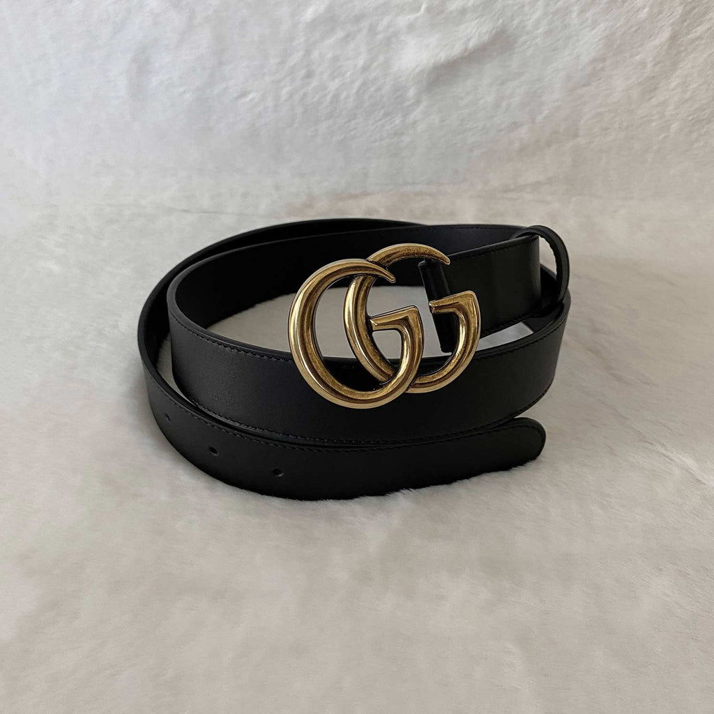 Gucci GG Marmont Leather Belt