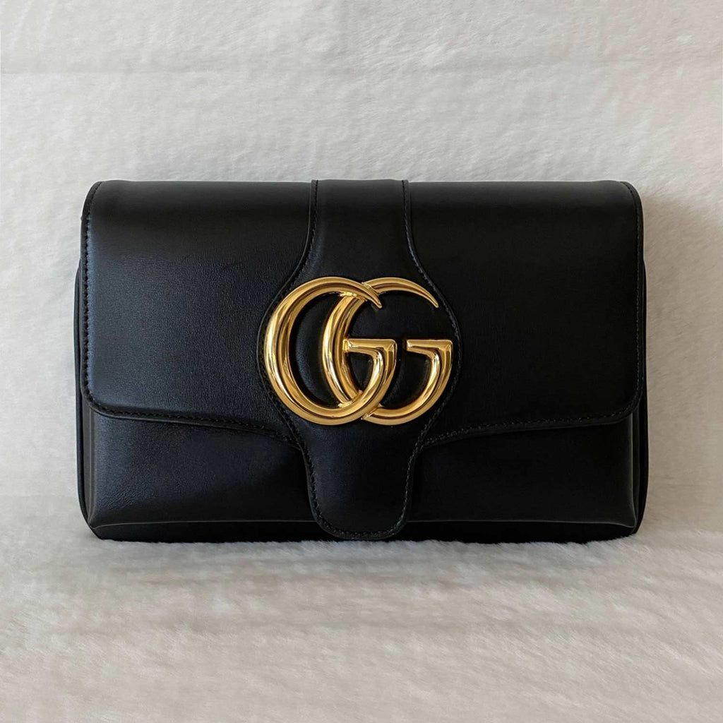 Leather Gucci Small Marmont Shoulder Bag Gucci GG Marmont