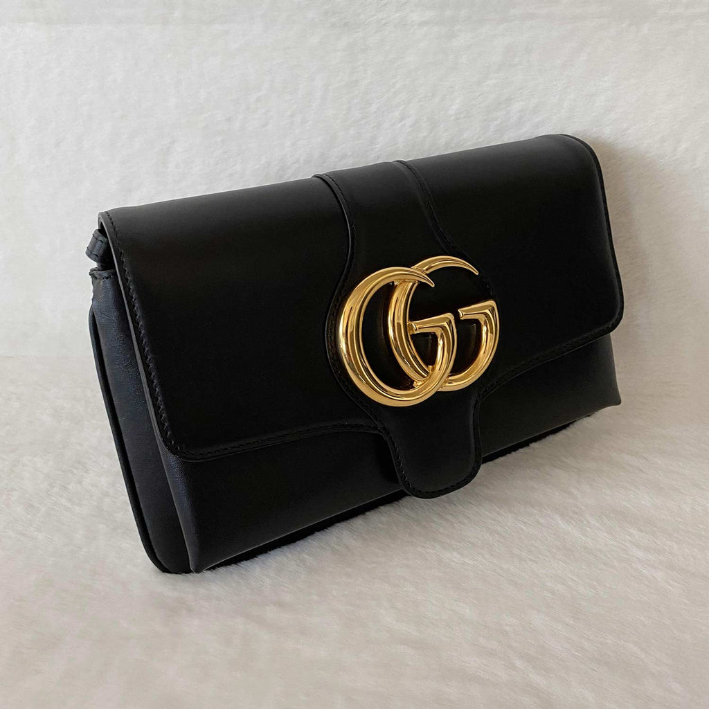 Gucci GG Marmont Leather Aril Shoulder Bag