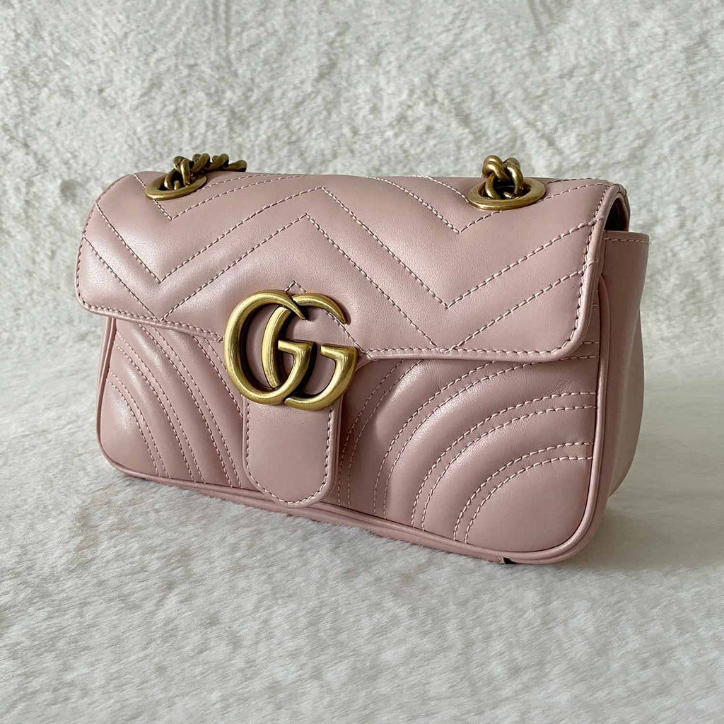 Gucci 476671 001998 GG Marmont Women's Beige Matelasse Leather Backpac –  AmbrogioShoes