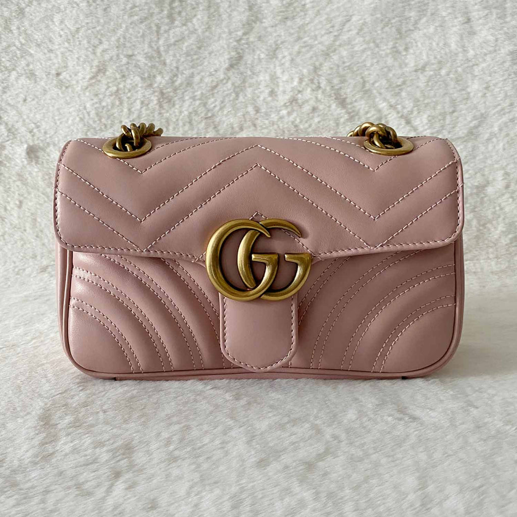 Shop Authentic Gucci GG Marmont Matelassé Mini Bag At, 42% OFF