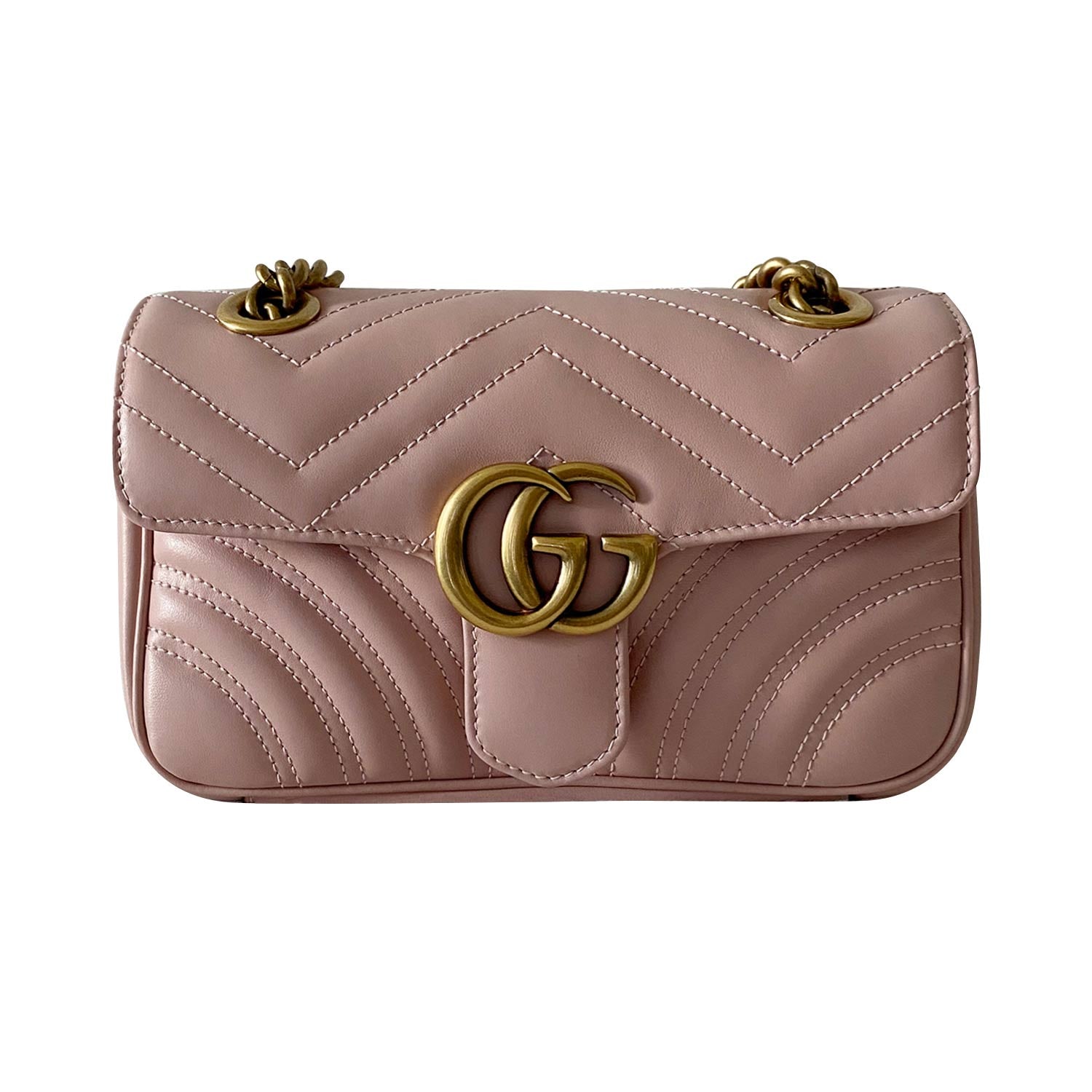 maksimum Watt frakobling Shop authentic Gucci GG Marmont Matelassé Mini Bag at revogue for just USD  1,700.00