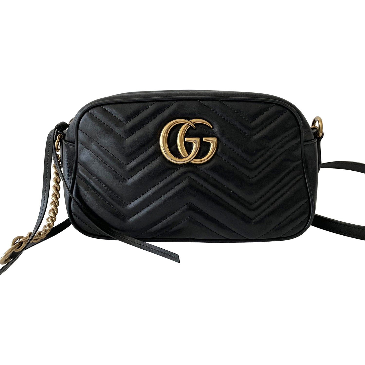 Gucci GG Black Marmont Small Shoulder Bag (RRP £1340)