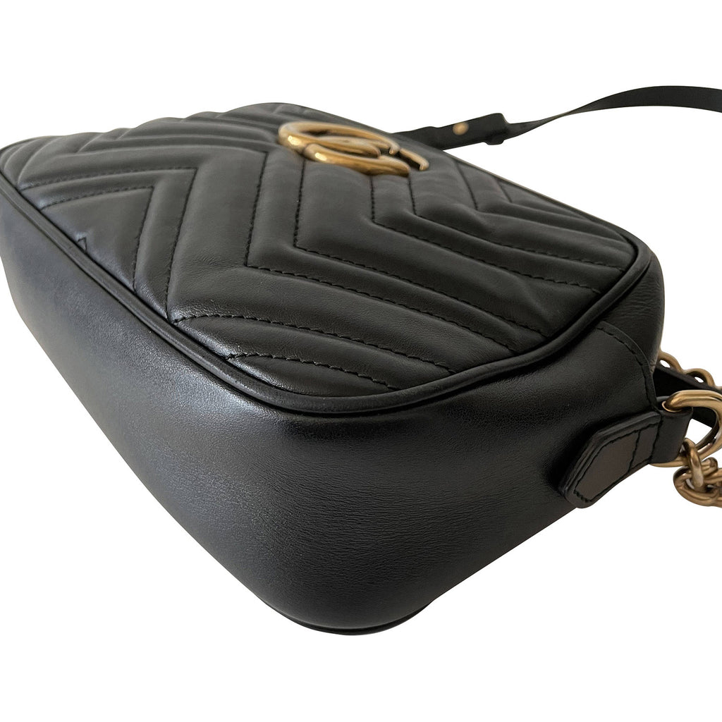 Gucci GG Black Marmont Small Shoulder Bag (RRP £1340)
