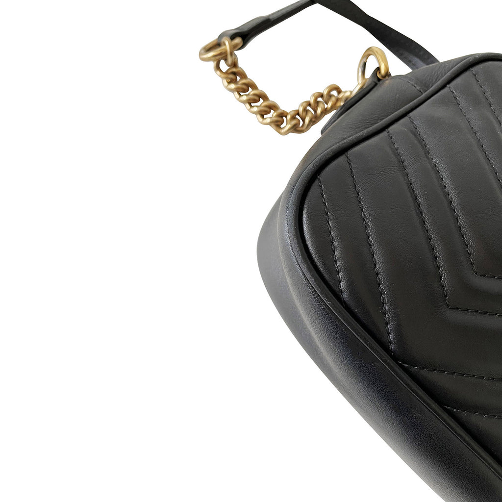 Gucci GG Marmont Small Matelassé Shoulder Bag