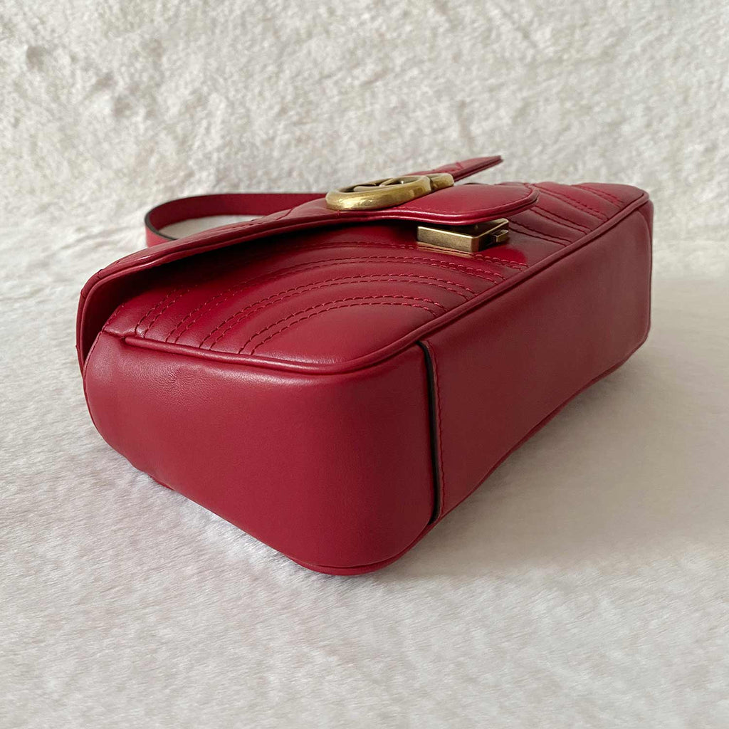 Gucci // Black GG Marmont Matelassé Mini Bag – VSP Consignment