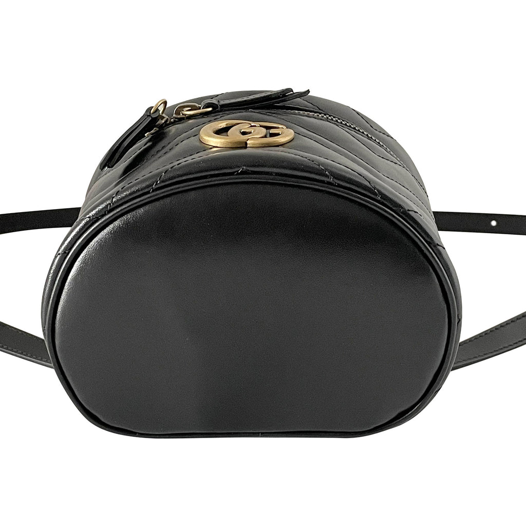 Gucci GG Marmont Matelassé Round Backpack