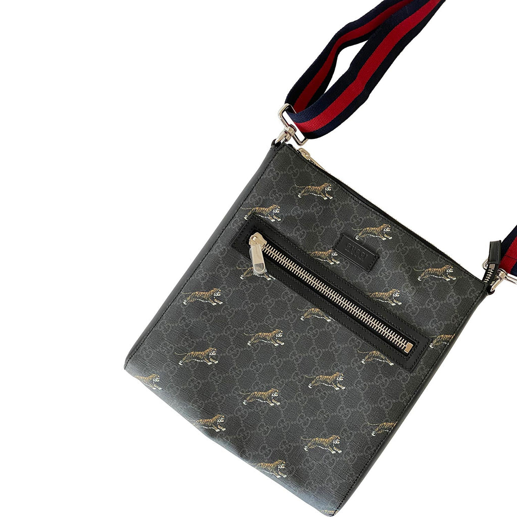 Shop authentic Gucci Bestiary Messenger with Tigers at revogue for just USD  900.00