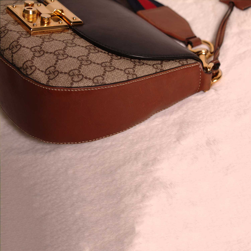 Gucci Signature Padlock Small Crossbody Bag