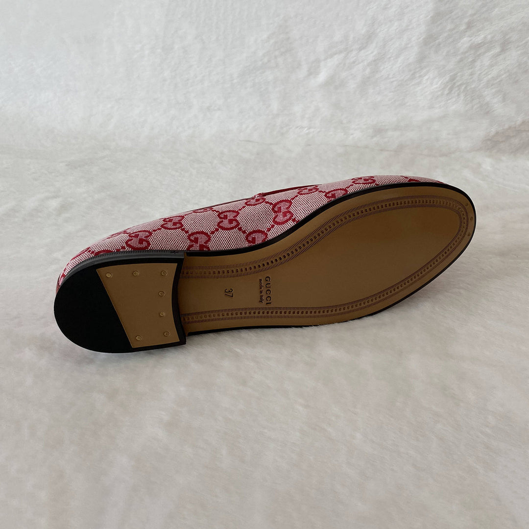 Gucci Jordaan GG Canvas Loafers