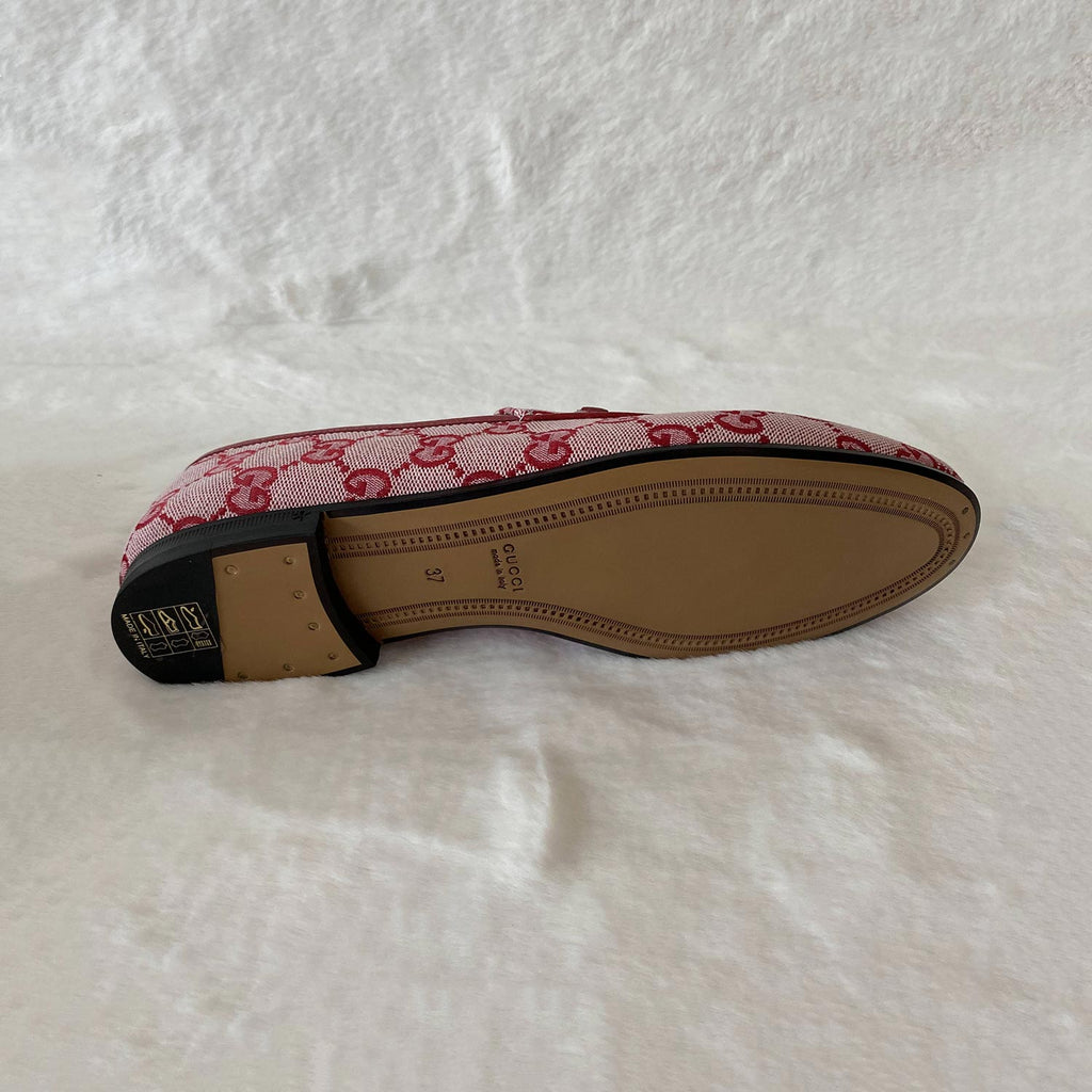 Gucci Jordaan GG Canvas Loafers
