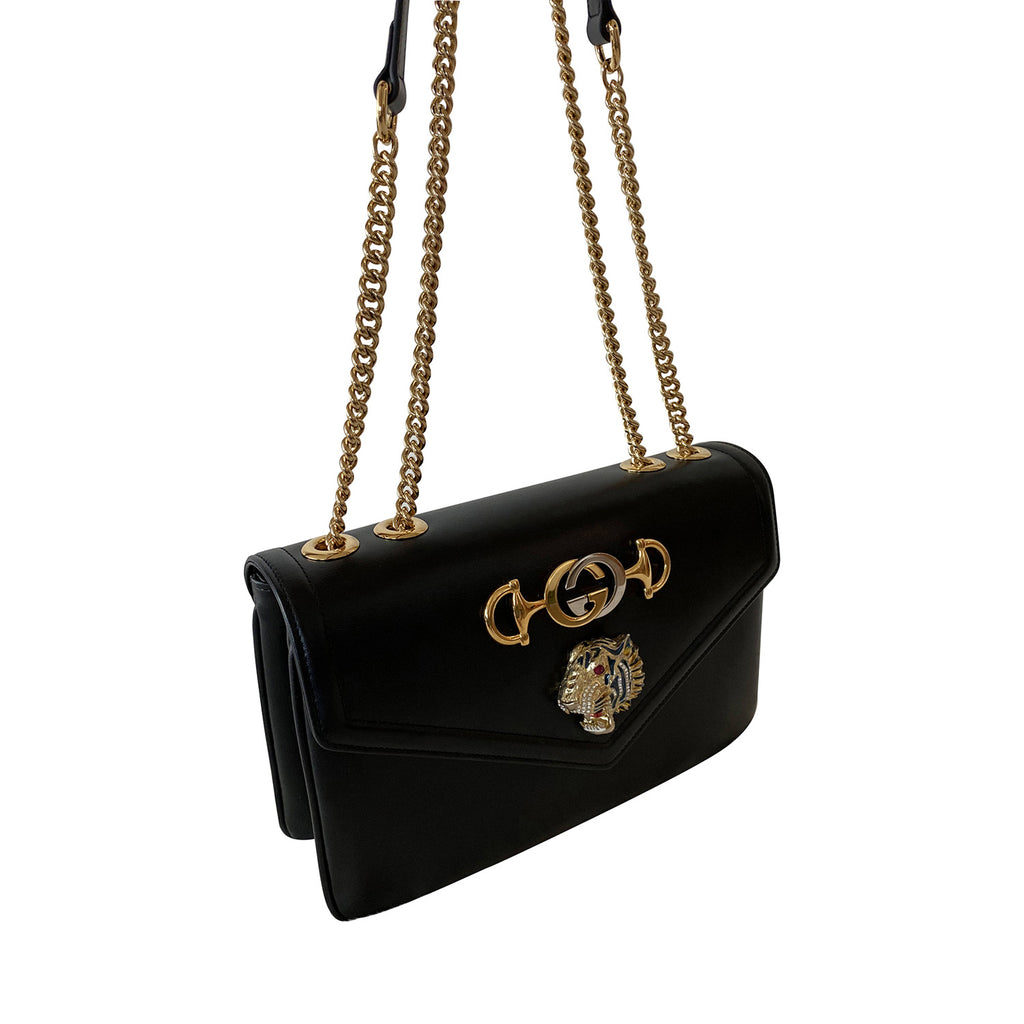 Gucci Rajah Tiger Head Medium Shoulder Bag