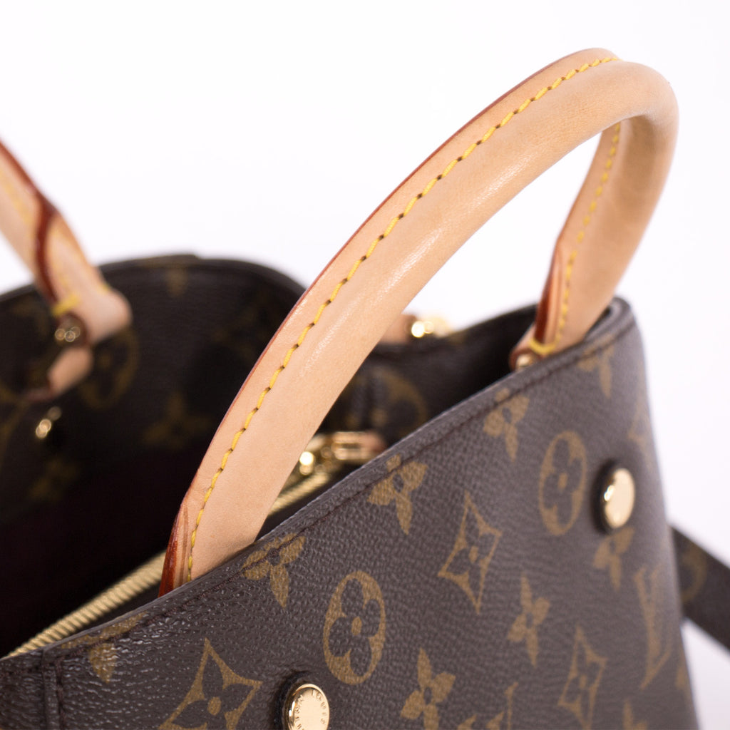 M45778 Louis Vuitton Monogram Motif Montaigne BB-Black