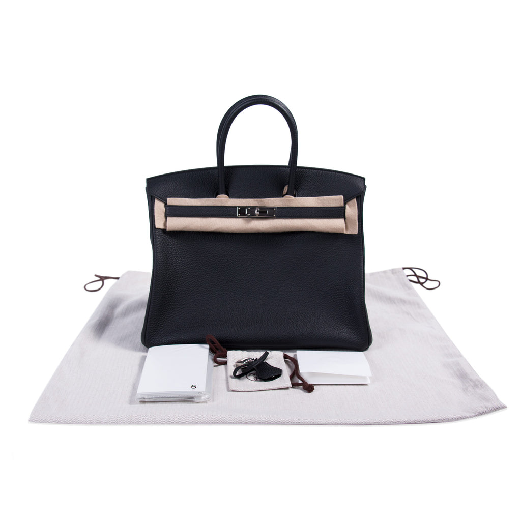 Shop authentic Hermès Birkin 35 Black Togo Leather at revogue for just USD  8,750.00