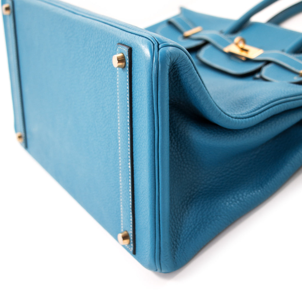 Hermès Birkin 40 Bleu Jean Clemence Bags Hermès - Shop authentic new pre-owned designer brands online at Re-Vogue