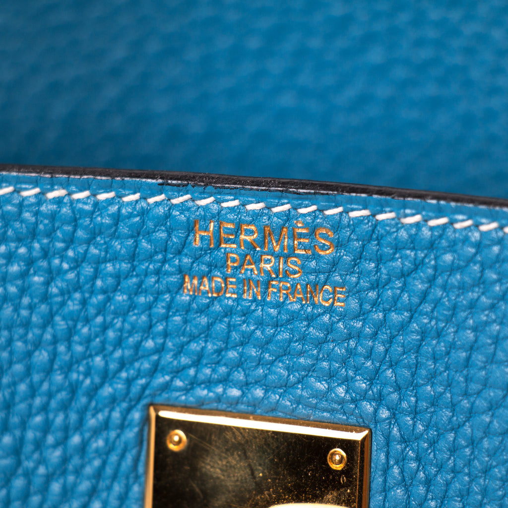 HERMES BIRKIN 40 Clemence leather Natural sable 〇Y Engraving Hand