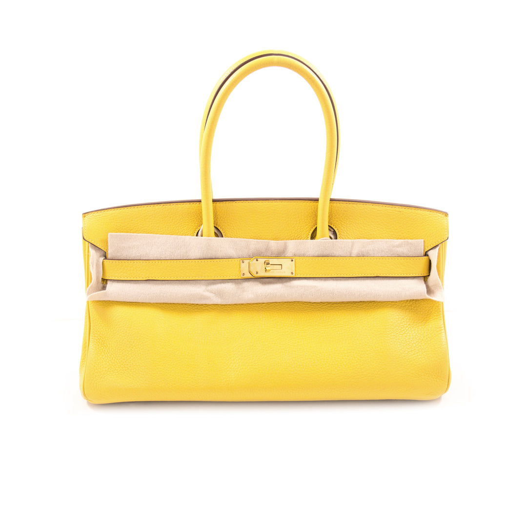 Hermès JPG Birkin 42 Shoulder Jaune Clemence Bags Hermès - Shop authentic new pre-owned designer brands online at Re-Vogue