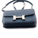 Hermès Mini Constance 18 Navy Blue Epsom Bags Hermès - Shop authentic new pre-owned designer brands online at Re-Vogue
