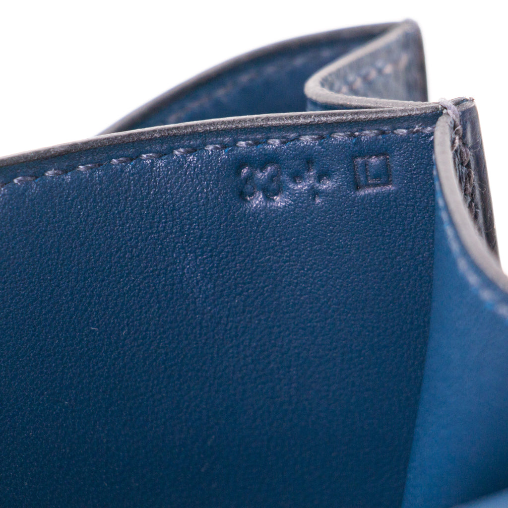 Hermès Mini Constance 18 Navy Blue Epsom Bags Hermès - Shop authentic new pre-owned designer brands online at Re-Vogue