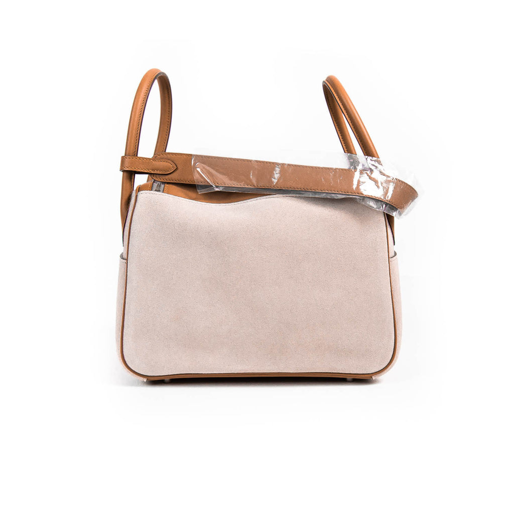 A LIMITED EDITION NUDE VEAU GRIZZLY & BISCUIT SWIFT LEATHER LINDY
