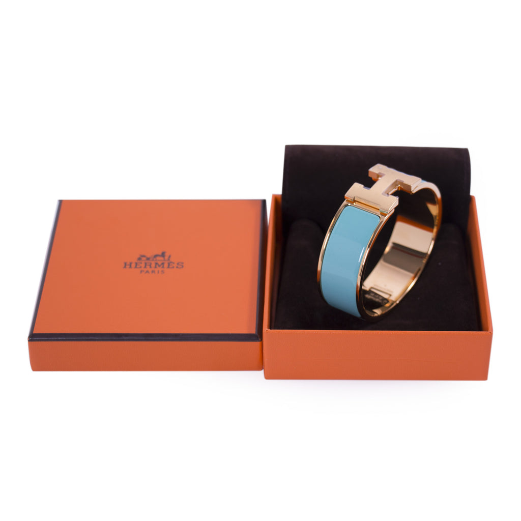 Hermès H Clic Clac Enamel Bracelet Accessories Hermès - Shop authentic new pre-owned designer brands online at Re-Vogue