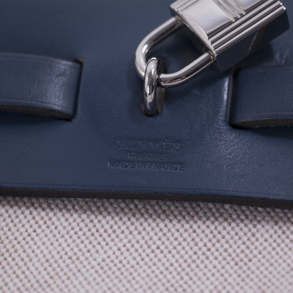 Herbag cloth satchel Hermès Beige in Cloth - 37722278