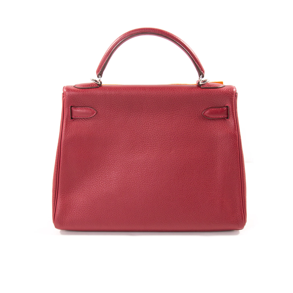 Hermès Kelly 32 Rouge Casaque Clemence Bags Hermès - Shop authentic new pre-owned designer brands online at Re-Vogue