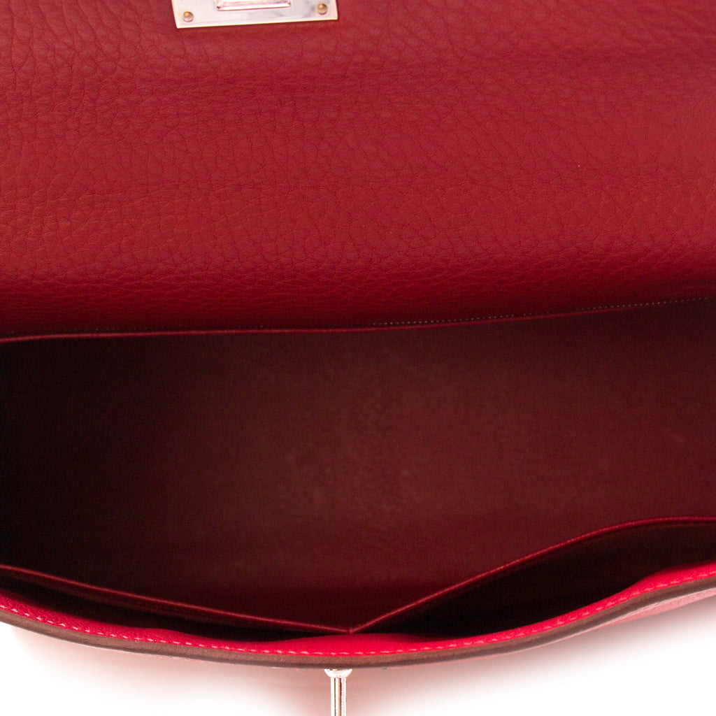 Hermès Kelly 32 Rouge Casaque Clemence Bags Hermès - Shop authentic new pre-owned designer brands online at Re-Vogue