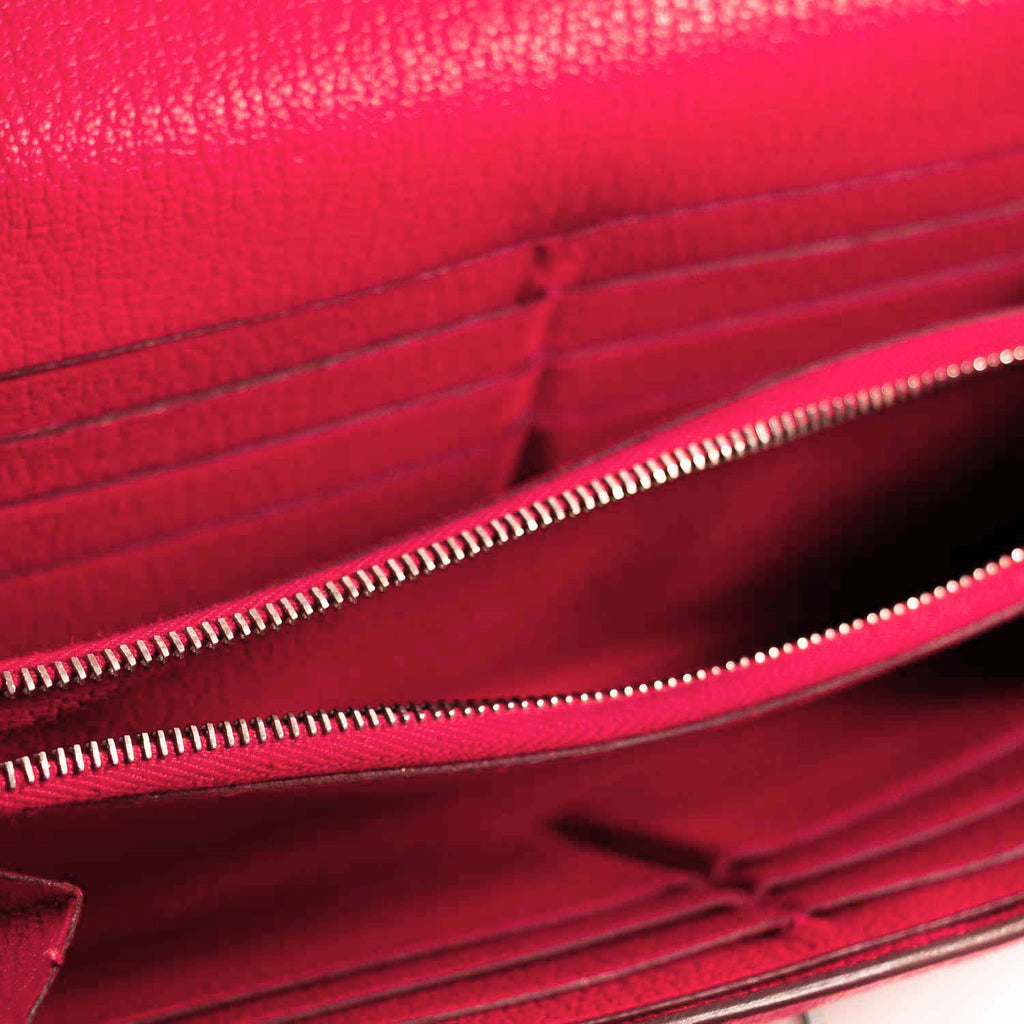 Hermes Kelly Leather Wallet Red - Up to 70% off at DDH