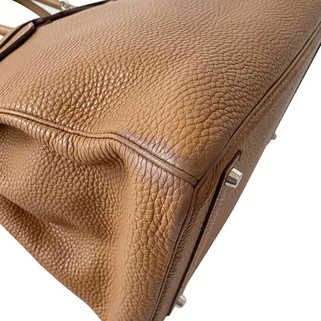 HERMES BIRKIN 40 Clemence leather Natural sable 〇Y Engraving Hand bag –  BRANDSHOP-RESHINE