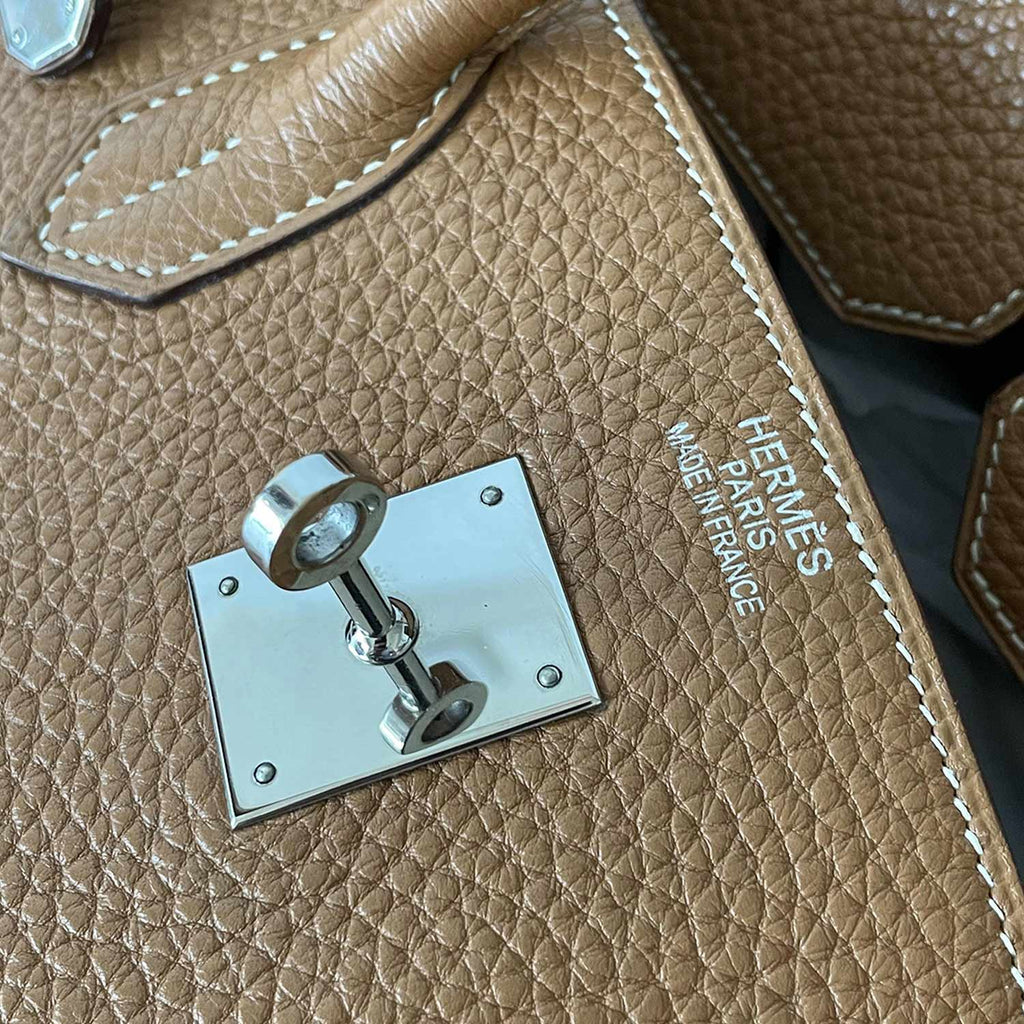Hermès Birkin 40 Gold Clemence Leather