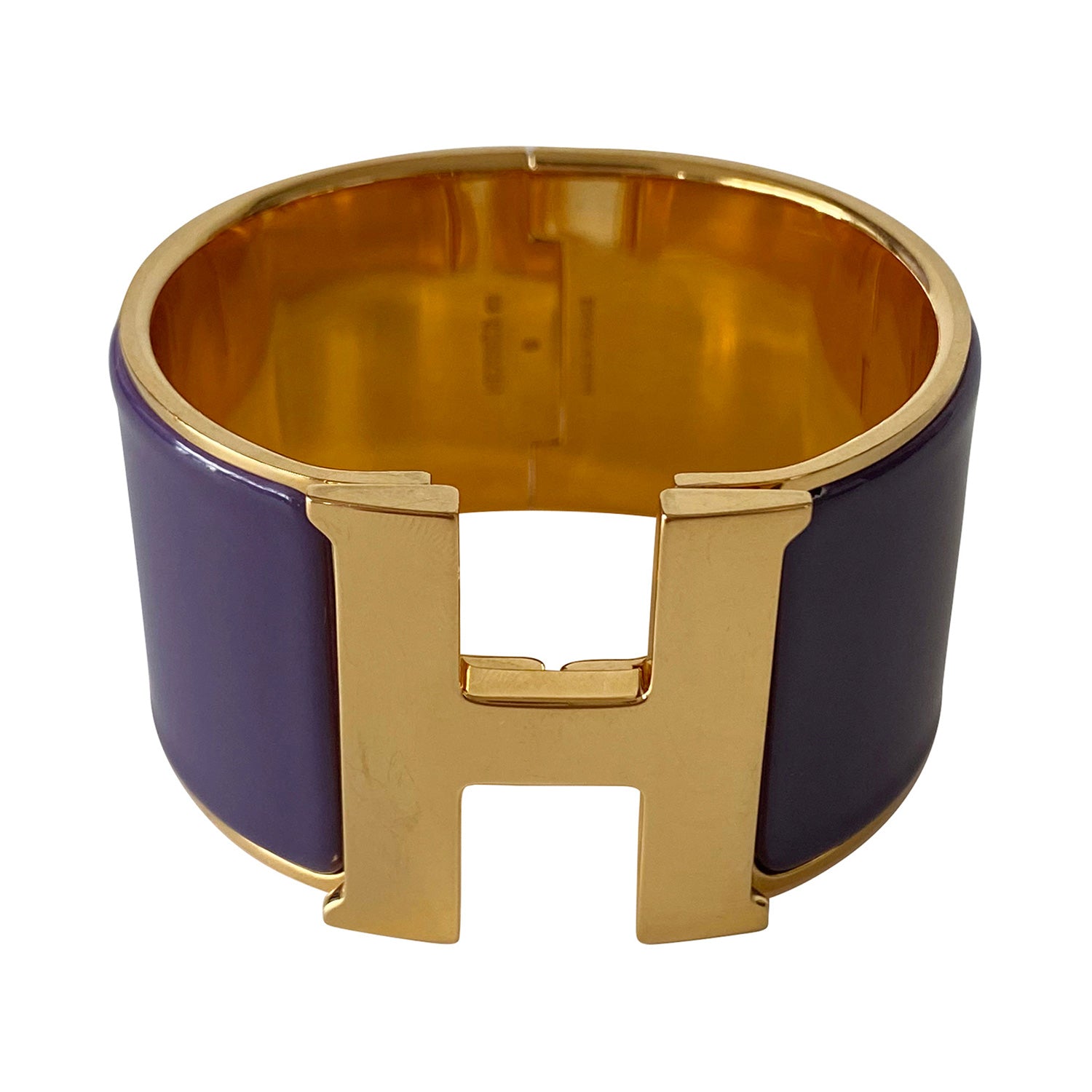 Shop authentic Hermès Extra Wide Clic H Bracelet at revogue for just USD  800.00