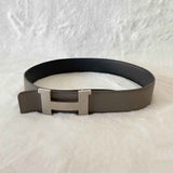 Hermès H Belt Buckle and Reversible Strap