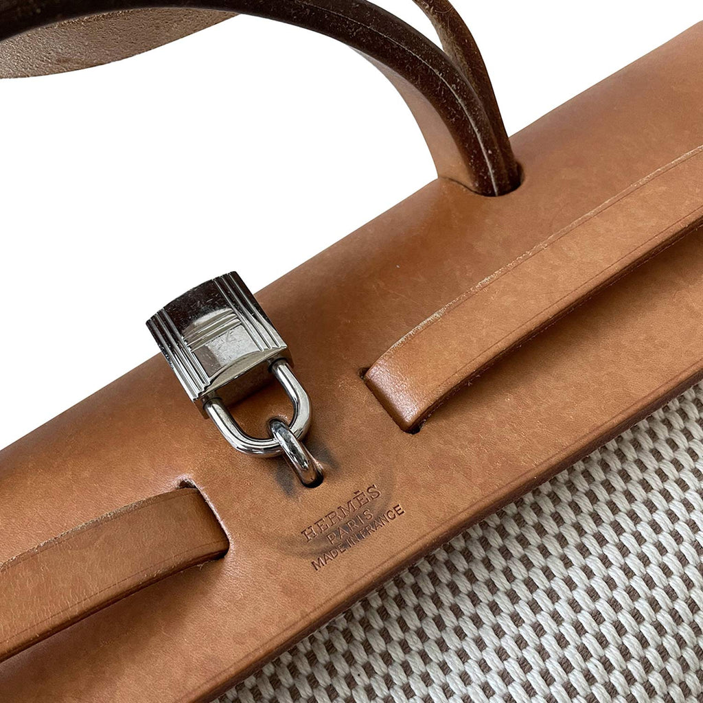 Hermès Herbag PM Toile Beige